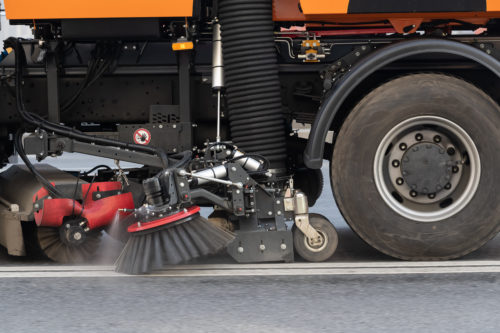 street sweepers - motors with centrifugal clutches